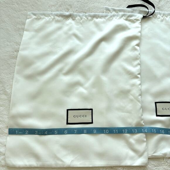 NEW!!! Gucci dust bags for shoes Authentic - Picture 3 of 3